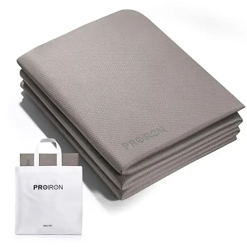 PROIRON Esterilla de Yoga Plegable,NOT PVC!, Mat de TPE Antideslizante 6MM de Grosor Fácil de Doblar para Fitness Ejercicio Pilates Deportes, Viajes, con bolsa almacenamiento