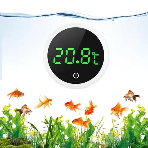 oria termómetro digital led acuario