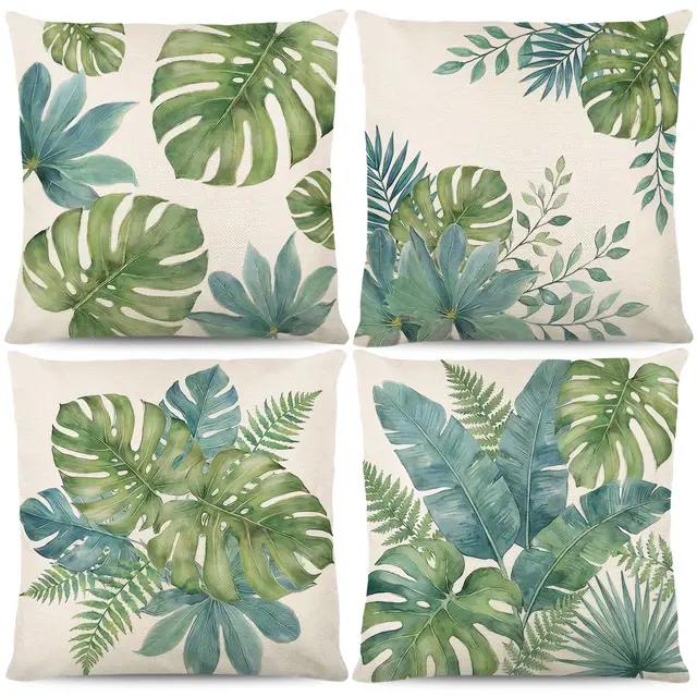 bigqin dqjz0001 fundas cojín monstera