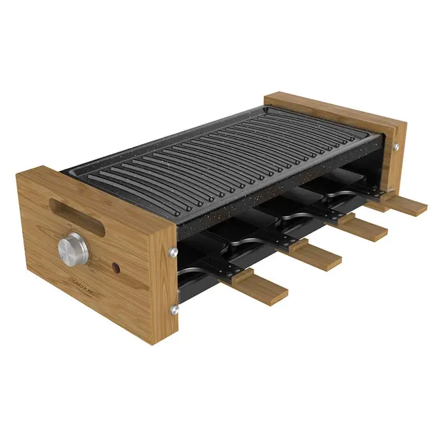 cecotec cheese&grill 8200 wood black