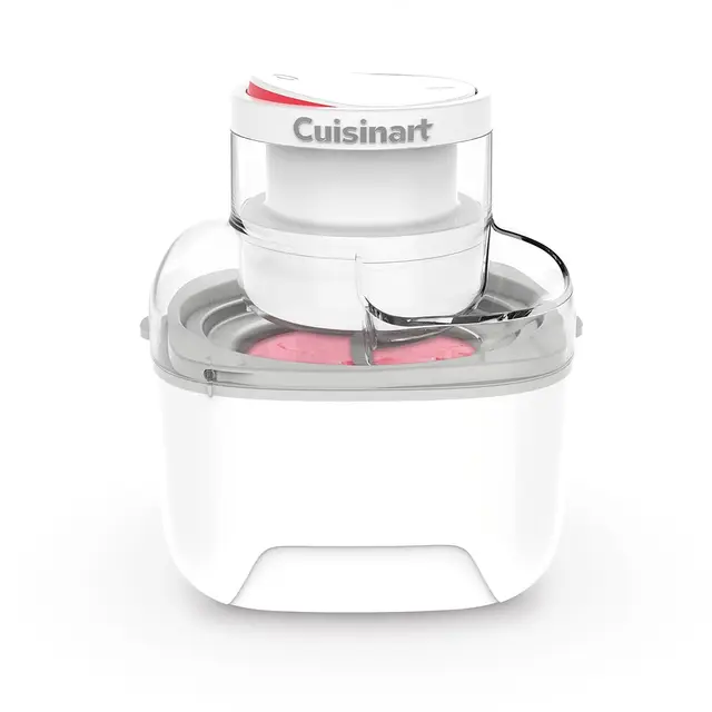 Cuisinart Heladera Solo Scoops, Máquina para hacer helado gelato sorbetes y yogur helado, casero en 25min, sorbetes, Compacta, ocupa poco espacio, Tazón para bat, Bol de congelación instantánea 475ml