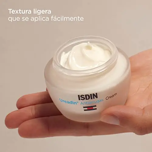 ISDIN UreadinAntiarrugas, Crema Facial Antiarrugas Para Piel Normal A Seca Que Hidrata Y Corrige, Aumentando La Firmeza Y Elasticidad De La Piel, Con Coenzima Q10 Y Urea ISDIN- 50 ml