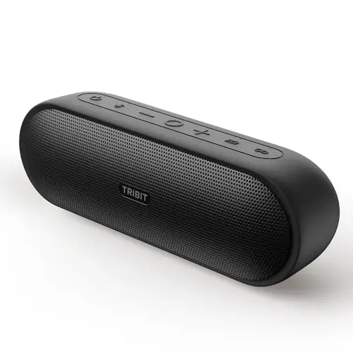 Tribit Altavoz Bluetooth Portátil XSound Plus 2, Altavoz inalámbrico de 30 W con XBass, Tiempo de reproducción de 24 Horas (con XBass Apagado), Sonido estéreo, micrófono Incorporado y Bluetooth 5.3