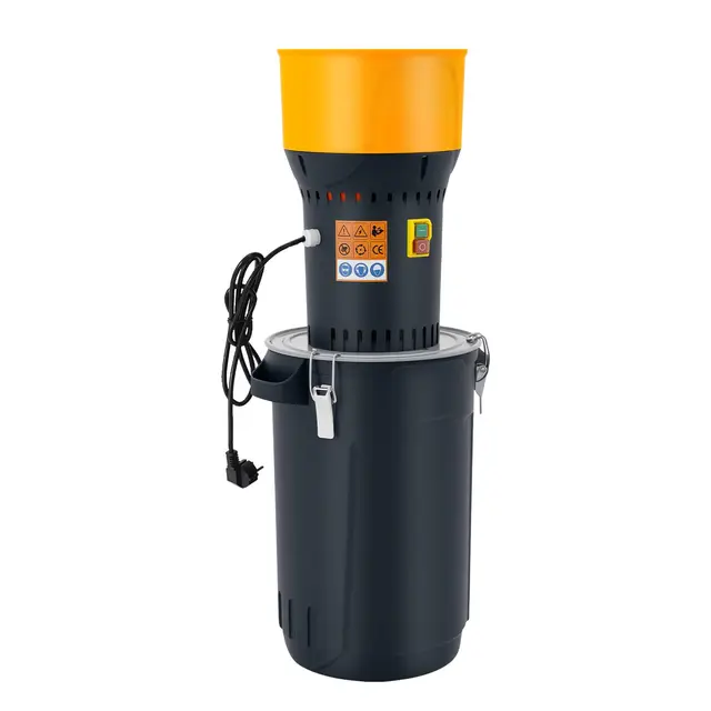 Molino Eléctrico para Cereales, Mulino para cereales con 5 tamices, Molino para maíz, trigo y soja, gran capacidad de 25 l y asa para el transporte, para uso doméstico y agrícola profesional