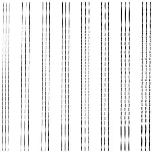 24PCS hojas de sierra de marquetería con dentado en espiral Nr. 1/2/3/4/5/6/7/8 hojas de sierra de desplazamiento con dientes en espiral para corte de metal de madera Corte de plástico Talla
