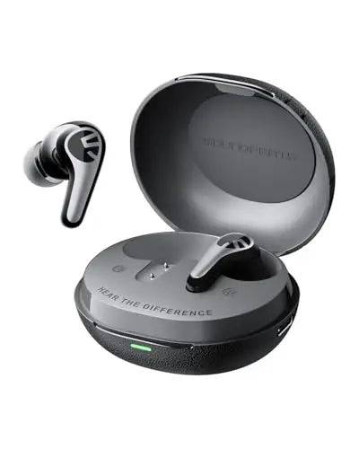 SoundPEATS C30 Auriculares Inalámbricos Bluetooth 6.0, Hi-Res LDAC, Cancelación de Ruido Híbrida ANC -52dB, Driver Dinámico de 12 mm, Reducción de Ruido de Llamadas de 6 Mics, 52H, Carga Rápida, App
