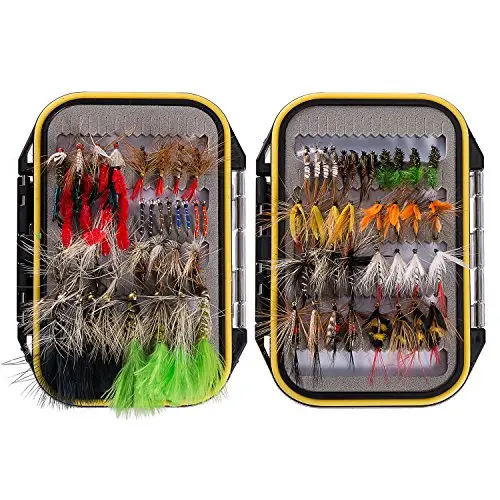 bassdash kit 72 moscas de pesca con