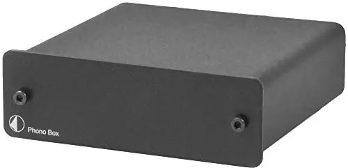 Pro-Ject Phono Box - Previo de Phono para cápsulas MM/MC básico, Conexión RCA. Color Negro