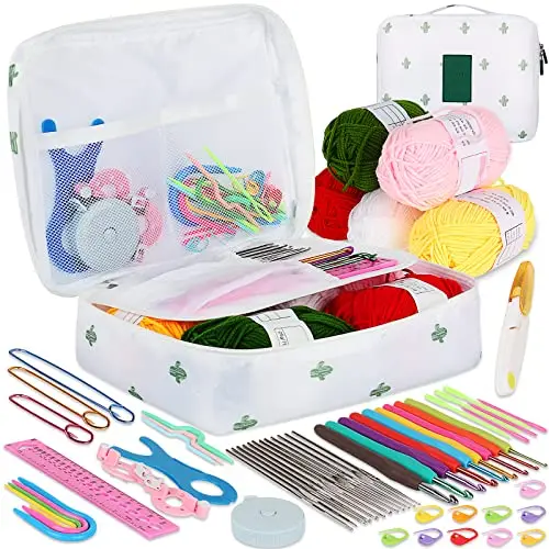 coopay 58 piezas kit ganchillo