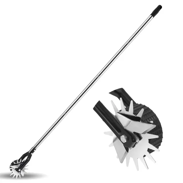 Cortador de bordes de césped con mango, cortadora de bordes con mango ajustable (100/135/170 cm)