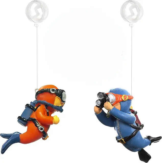 meiso lovely diver adorno acuario 2 pzs