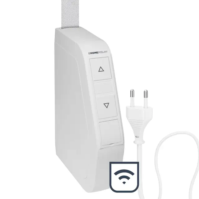 HOMEPILOT - Mini Recogedor eléctrico de Persianas RolloTron Classic Smart | Accesorio inteligente para persianas - ¡instalación posterior! Capacidad de carga: 45kg.