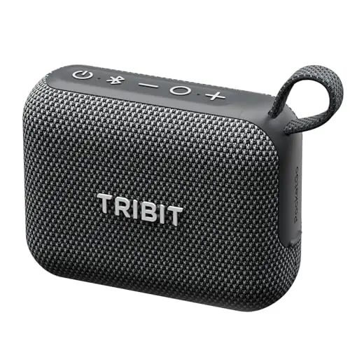 Tribit PocketGo Altavoz Bluetooth portátil, 20 Horas de reproducción, IP68, Bluetooth 6.0, Sonido Potente, EQ, TWS, Flotante, Altavoz inalámbrico de 7 W Ideal para Viajes y Actividades al Aire Libre