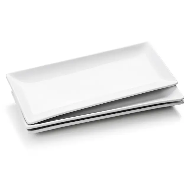 wishdeco set 3 fuentes porcelana