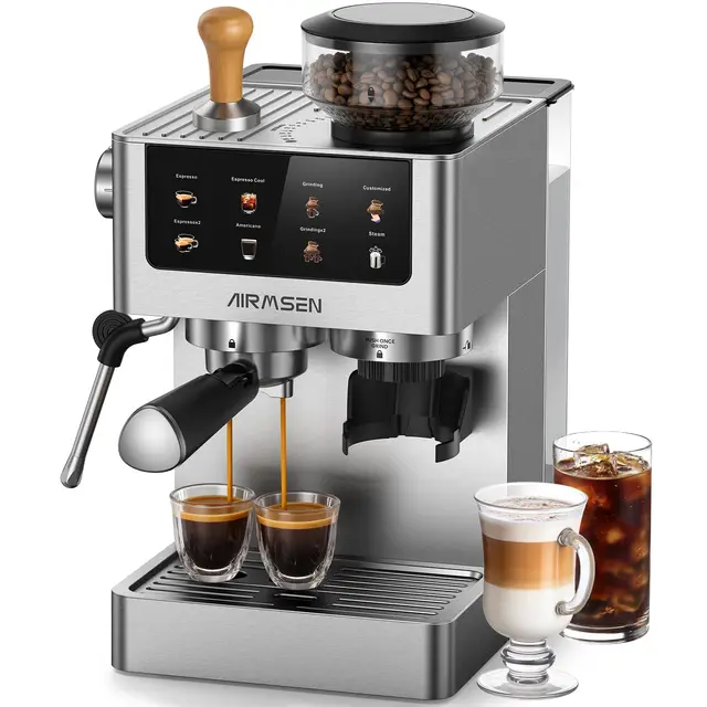 airmsen eubcm2316 espresso con molinillo