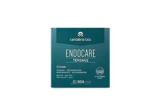 Cantabria Labs Endocare Tensage Cream - Crema Antiarrugas, Antiflacidez, Regeneradora Antiedad, Efecto Tensor Inmediato, Nutritiva, para Pieles Normales a Secas, 50 ml
