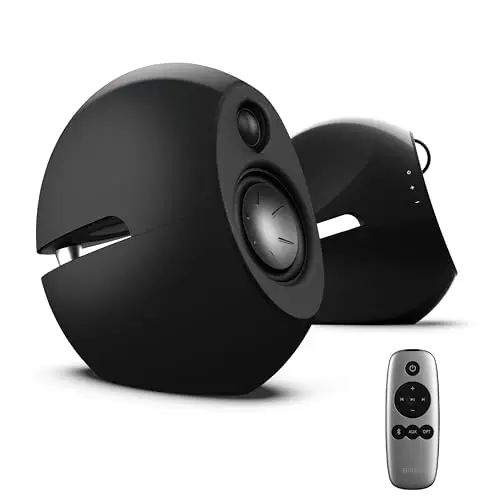 Edifier Luna E25 – Sistema de Altavoces 2.0 (74 Vatios) con Bluetooth, Color Negro