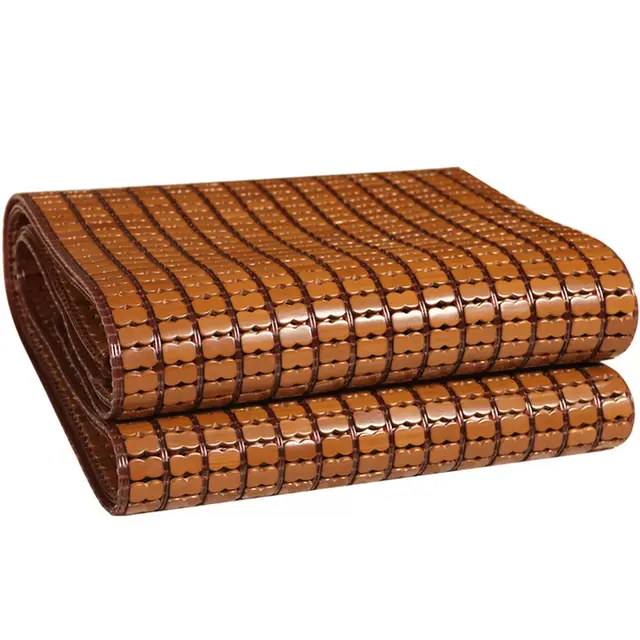 Natural Colchoneta para Bamboo Colchón,Colchoneta de Verano Plegable,Estera de Dormir de Bambú Mahjong,Esterilla de Bambú de Hielo,para Sala de Estar,Sofá,Cama (70x190cm(28x75in))