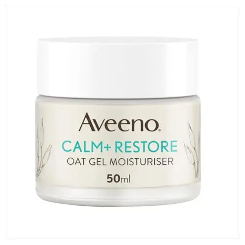 Gel hidratante de avena 50 ml. Aveeno Face Calm + Restore. El embalaje puede variar.