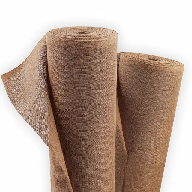 Aquagart Tela de yute de 305 g/m², esterilla de yute para jardín, tela de yute para decoración de casa y jardín, arpillera para plantas, protección de invierno, tejido natural, protección de raíces (5