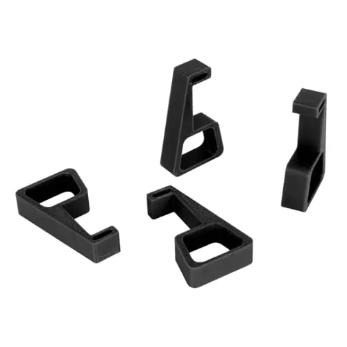 para Accesorios de PS4, Soporte de Soporte, Máquina de Juegos, Patas de Refrigeración, Soporte Horizontal, Pies Deslizantes, Soporte para Consola de Juegos (Negro)