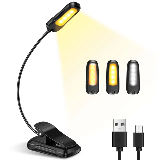 diboniur leselampe luz lectura pinza
