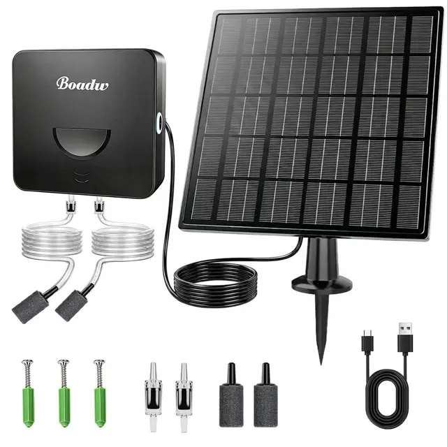 bomba oxígeno solar 6w 4400mah sa102