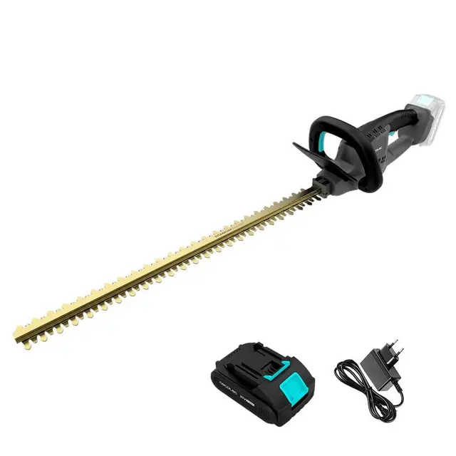 Cecotec Cortasetos a Batería Longitud Corte hasta 61cm TitaniumSword 6100 XL Freemove. Batería 21V, Motor sin Escobillas, Brushless, Cuchillas de Titanio, Ramas hasta 16mm, Sistema de Seguridad
