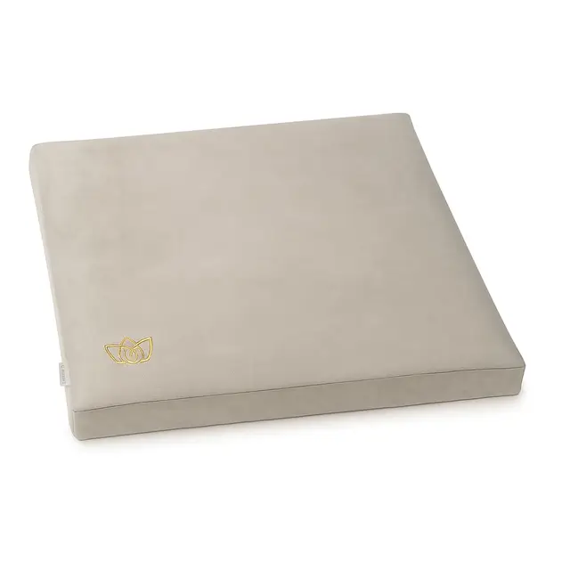 Florensi Zabuton - Tapete de meditación para Adultos - Cojín de Asiento para Suelo, Funda de Terciopelo 100% algodón - Cojín de Yoga para Mujeres y Hombres, cojín de meditación para Sentarse y