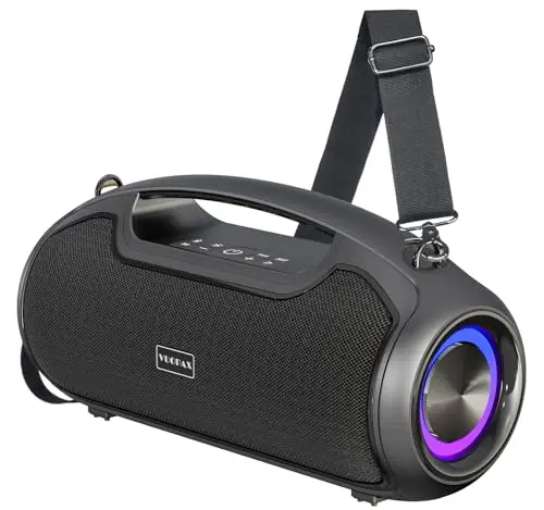 Altavoz Bluetooth Potente Portátil Mejores Altavoz Exterior Bluetooth Speaker Potencia pico de 200W, resistencia al agua IP65, 2 * Subwoofer aumentar TWS/TF/USB/AUX, ideal para el hogar/reuniones