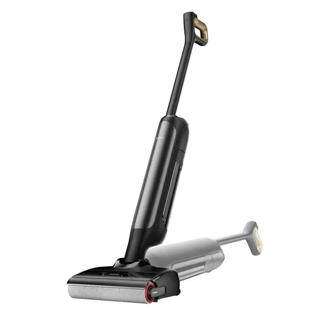 Mova M10 Aspirapolvere Lavapavimenti 18000Pa Design Piatto 180°, rotazione 90°, 0,9 kg in movimento, pulizia spazzola 75 °C, asciugatura Aria calda 5 min, antigroviglio, doppia rotazione spazzola