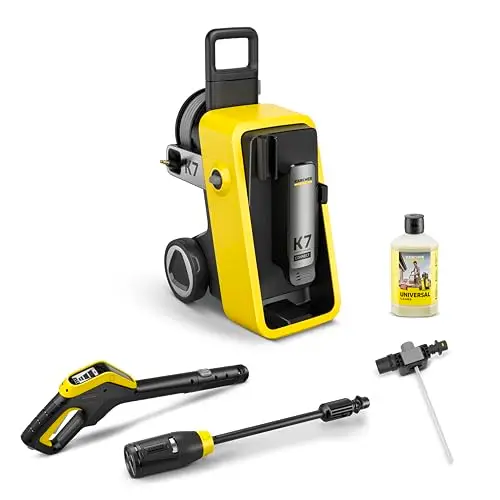 Kärcher hidrolimpiadora K 7 Comfort Premium Connect, presión: máx. 180 Bar, caudal: 600 l/h, área: 60 m²/h, Manguera de Alta presión, Tambor para Manguera, Control Mediante App