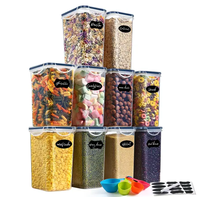 yashe botes cocina herméticos 10 piezas