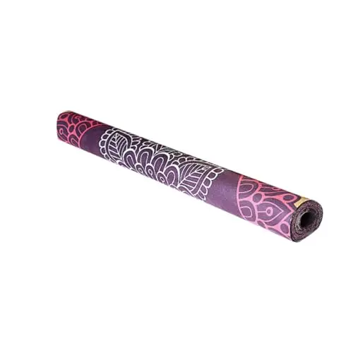 Esterilla de Yoga Antideslizante de Gamuza y Goma Ecológica, 1.5 Mm de Grosor, Adecuado para Deportes y Pérdida de Peso, Portátil y Cómoda para Mujeres E Infantes Varios estilos