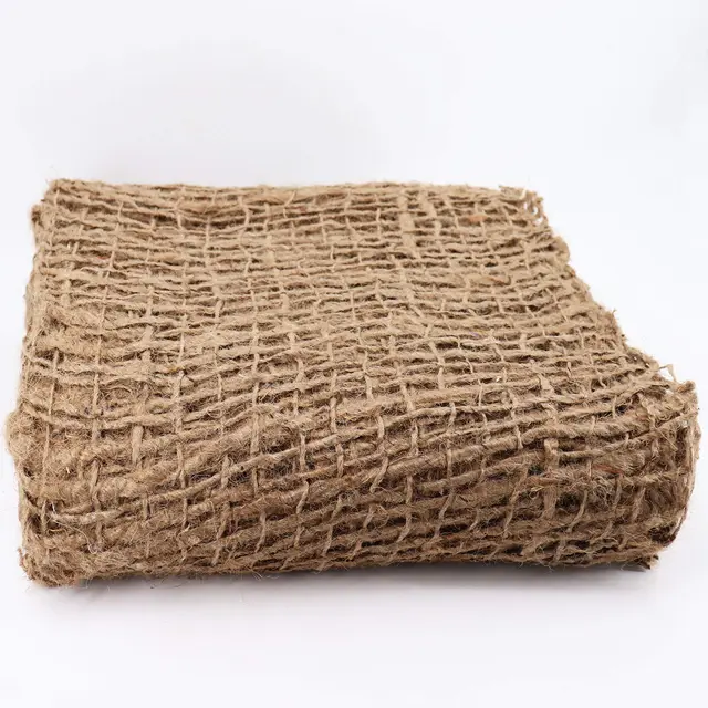 Estera de terraplén Estera de banco para el revestimiento del estanque Tejido de yute 500 g 1,2 m de ancho - diferentes longitudes (5m)