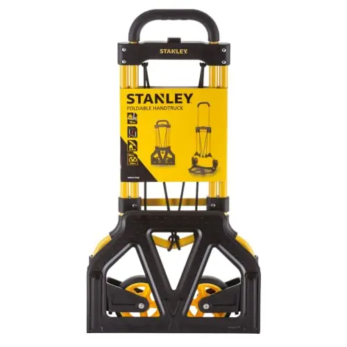 Stanley FT580 - Carretilla de mano plegable, color amarillo, talla única