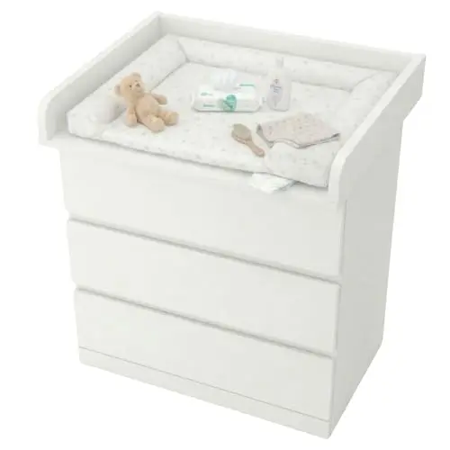 comfortcove cambiador cómoda 80cm blanco