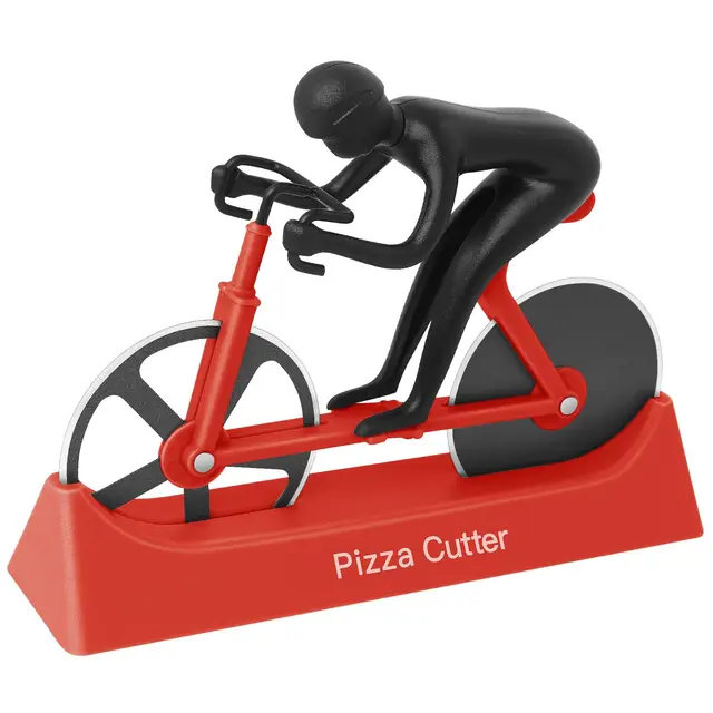 kuoniiy cortador pizza bicicleta rojo