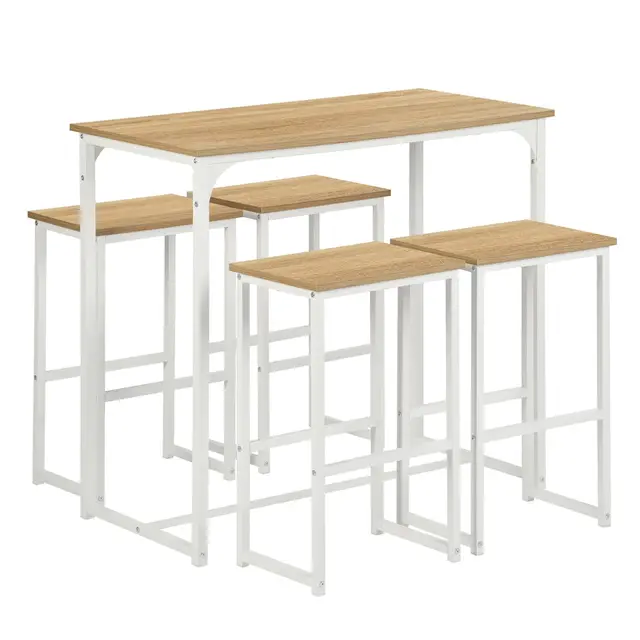 zzinoke mesa alta cocina 100x50x90 con