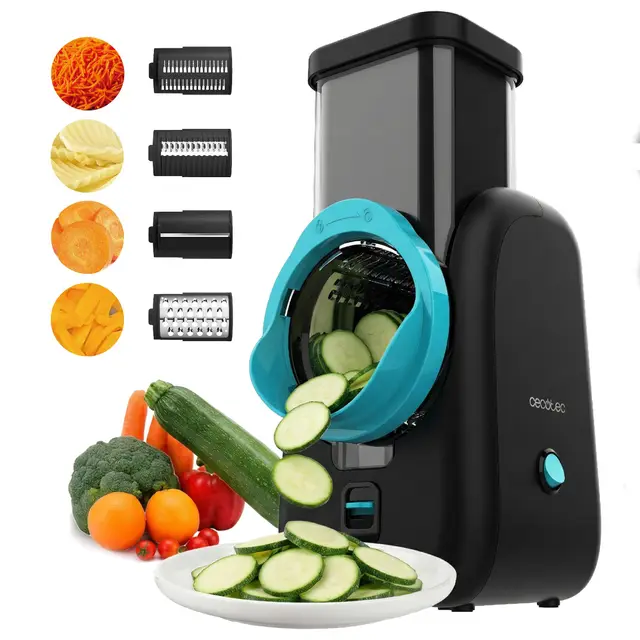 Cecotec Salad Maker Total Blade Full Black Cortador Eléctrico