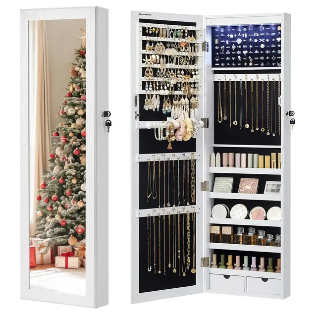 songmics c-50 joyero organizador