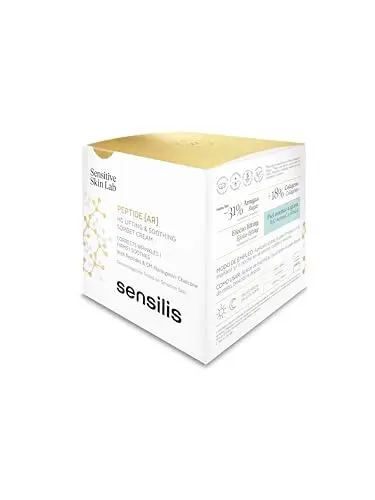 Sensilis - Peptide AR, Crema Sorbete Efecto Lifting y Calmante, Con Péptidos y Ácido Hialurónico, Para Piel Normal a Grasa y Sensible - 50 Ml