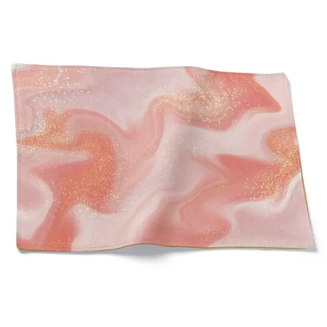 CEVAN Mantel Individual Lino Esterilla Tapete XXL Escritorio Patrón de Mármol Juego de 1, Vichy para Mesa Comedor Alargada Ecológico Una Decoración Sostenible del Hogar, 21x32cm