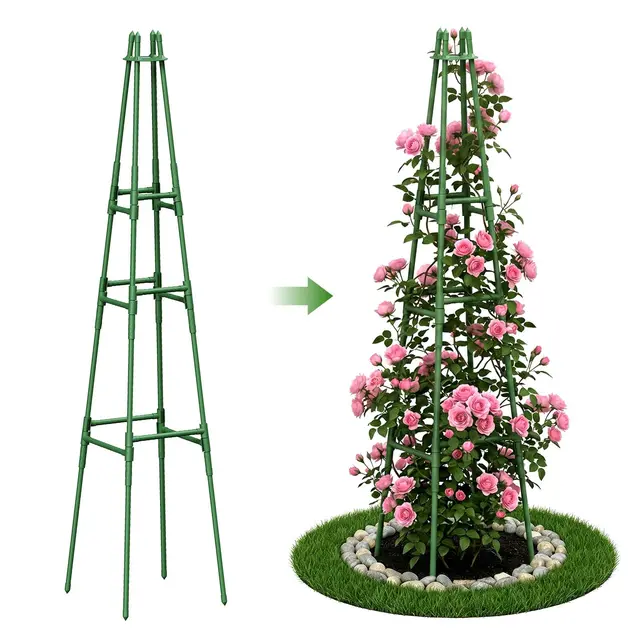 mqhuayu obelisco jardín 162 cm