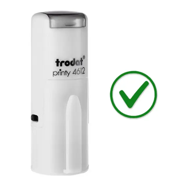 Sello automático ✓ 12x12mm verde claro práctico para profesores oficina registro, sellos personalizados, sello personalizado