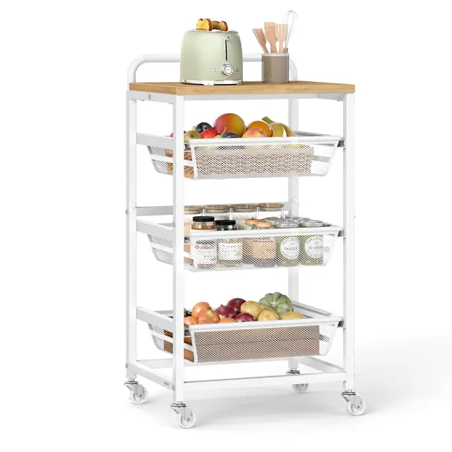 vasagle carrito cocina 4 niveles con