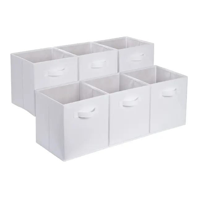amazon basics 6 cubos almacenamiento