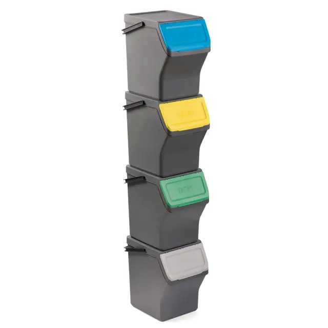 tatay easy waste set 4 cubos reciclaje