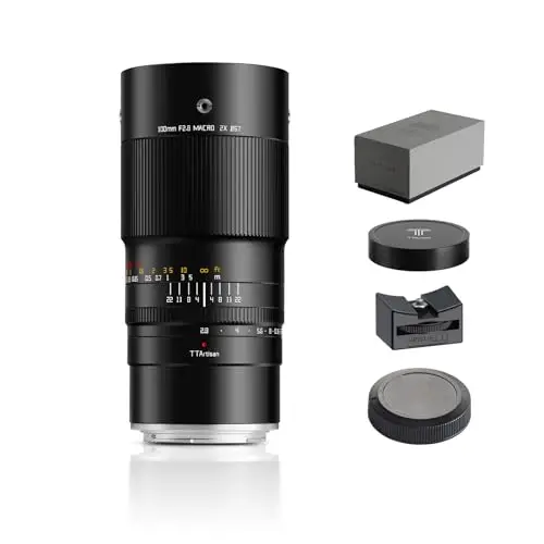 TTARTISAN Objetivo macro de 100 mm f/2.8 para Canon RF Mount 2X Ampliación Full Format Enfoque Manual, lentes de cámara sin espejo (RF)