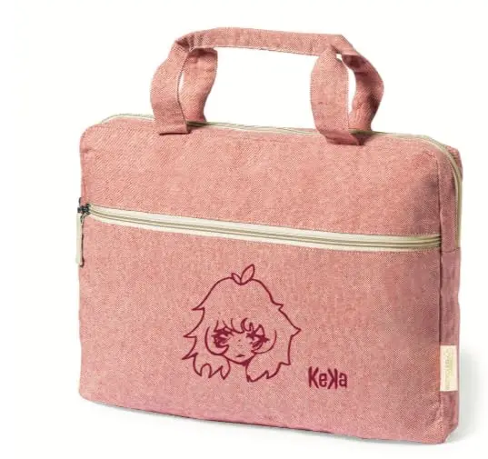 KEKA Bolso portadocumentos A4 con cremallera, Maletín viaje mujer, juvenil, niña, estudiantes, profesoras, opositor